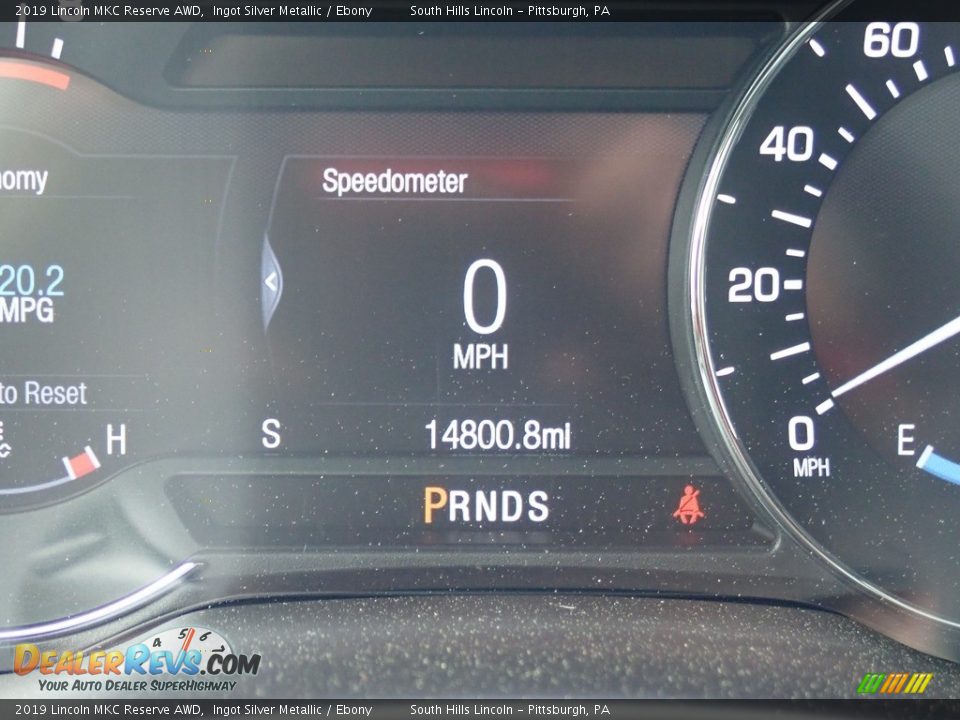 2019 Lincoln MKC Reserve AWD Ingot Silver Metallic / Ebony Photo #24