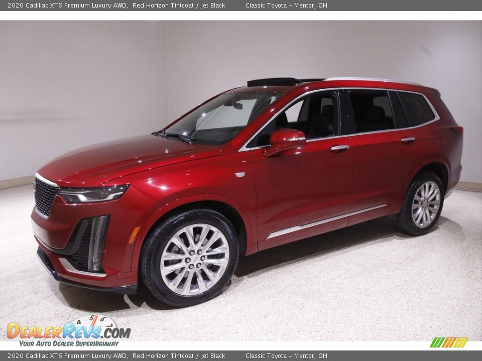 2020 Cadillac XT6 Premium Luxury AWD Red Horizon Tintcoat / Jet Black Photo #3