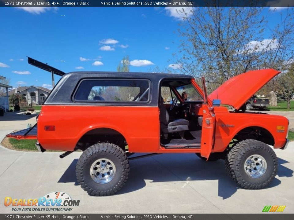 Orange 1971 Chevrolet Blazer K5 4x4 Photo #6