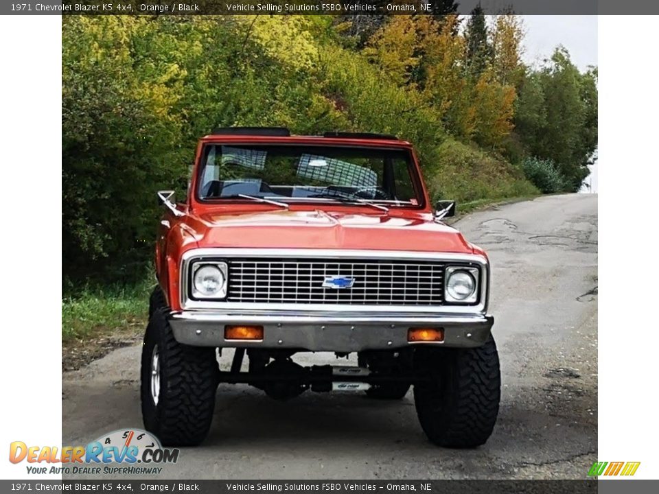 Orange 1971 Chevrolet Blazer K5 4x4 Photo #7
