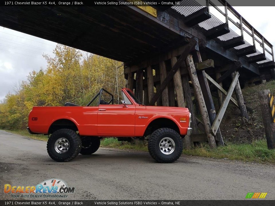 Orange 1971 Chevrolet Blazer K5 4x4 Photo #8