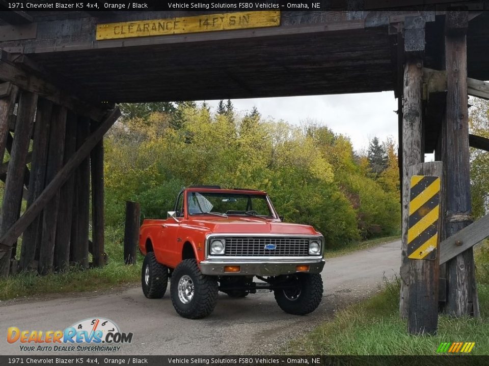 Orange 1971 Chevrolet Blazer K5 4x4 Photo #9