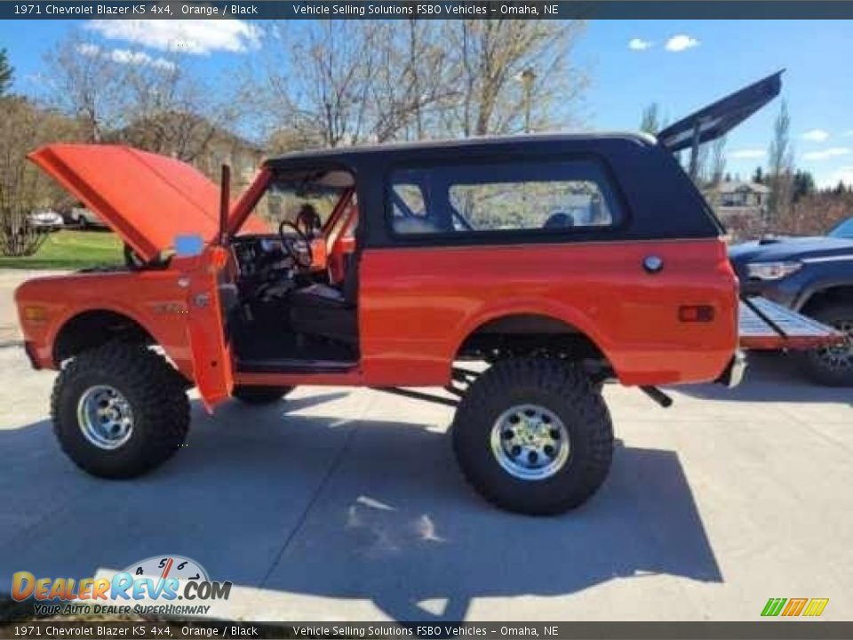 Orange 1971 Chevrolet Blazer K5 4x4 Photo #11