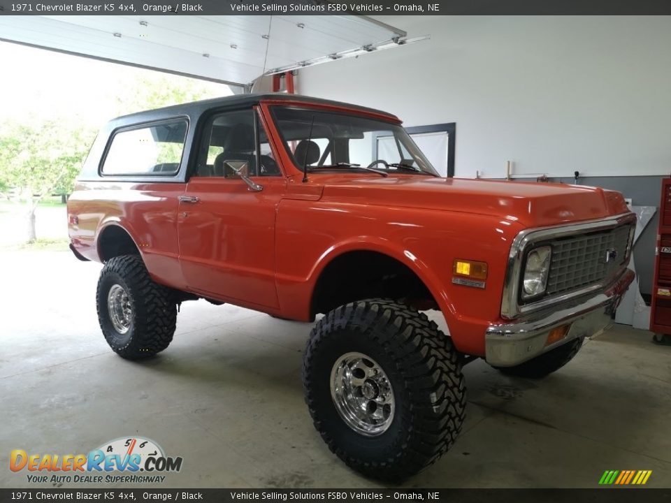 Orange 1971 Chevrolet Blazer K5 4x4 Photo #16