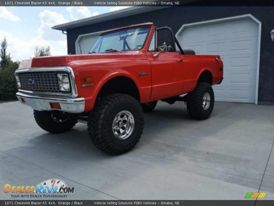 Orange 1971 Chevrolet Blazer K5 4x4 Photo #21