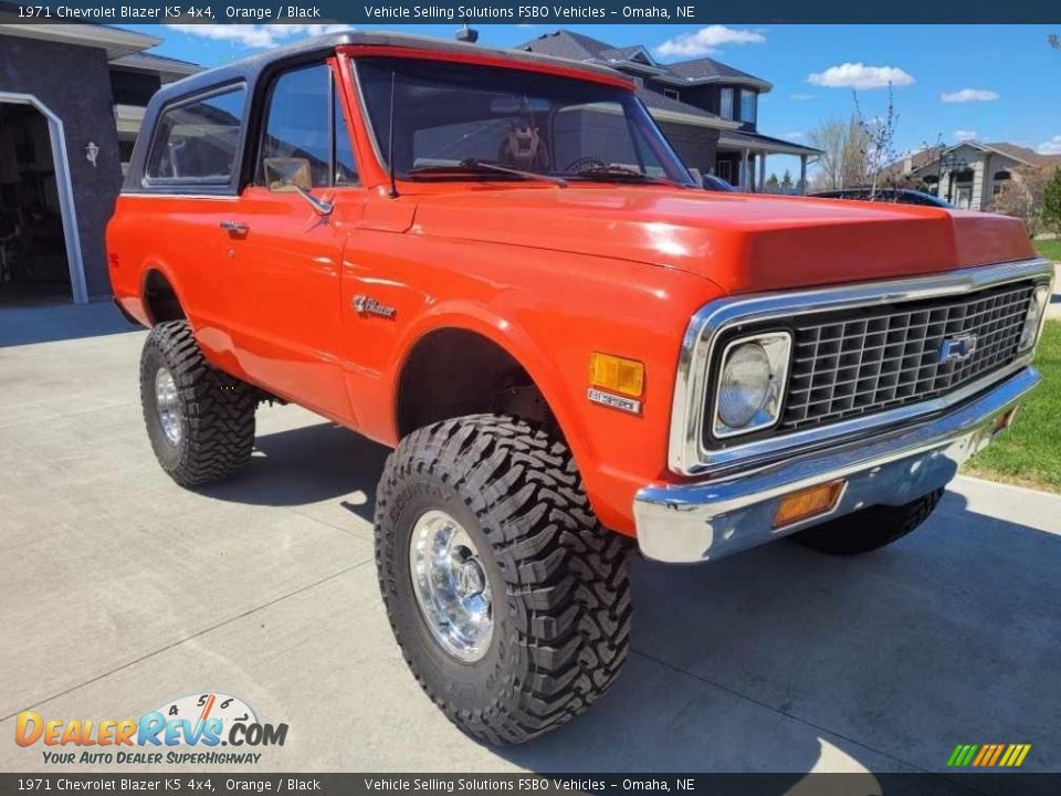 Orange 1971 Chevrolet Blazer K5 4x4 Photo #22