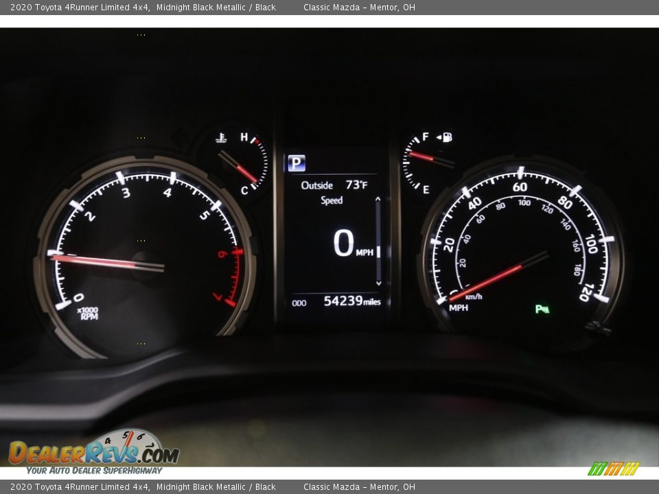 2020 Toyota 4Runner Limited 4x4 Midnight Black Metallic / Black Photo #8