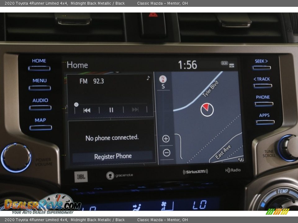 2020 Toyota 4Runner Limited 4x4 Midnight Black Metallic / Black Photo #10