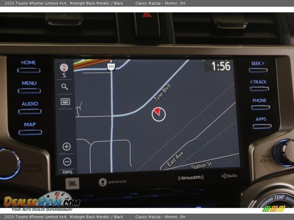 2020 Toyota 4Runner Limited 4x4 Midnight Black Metallic / Black Photo #11