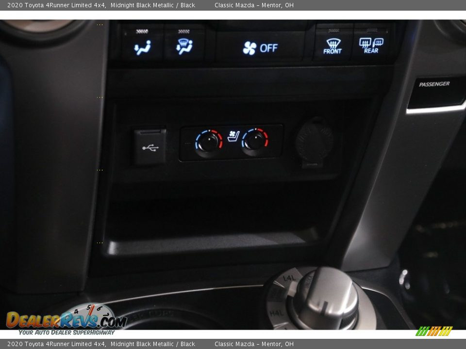 2020 Toyota 4Runner Limited 4x4 Midnight Black Metallic / Black Photo #13