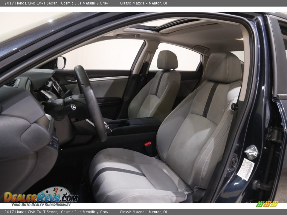 Front Seat of 2017 Honda Civic EX-T Sedan Photo #5