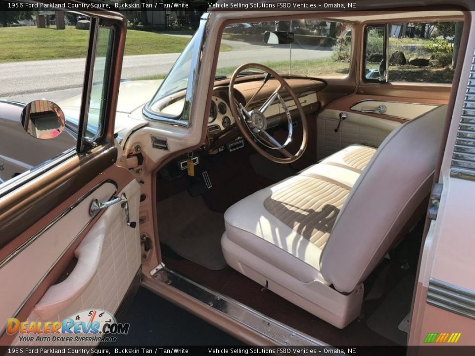 Tan/White Interior - 1956 Ford Parkland Country Squire Photo #1