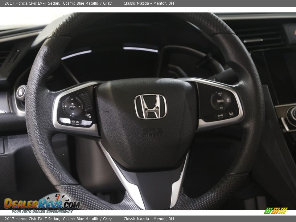 2017 Honda Civic EX-T Sedan Steering Wheel Photo #7