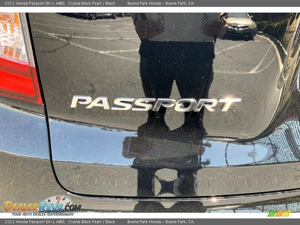 2021 Honda Passport EX-L AWD Crystal Black Pearl / Black Photo #9