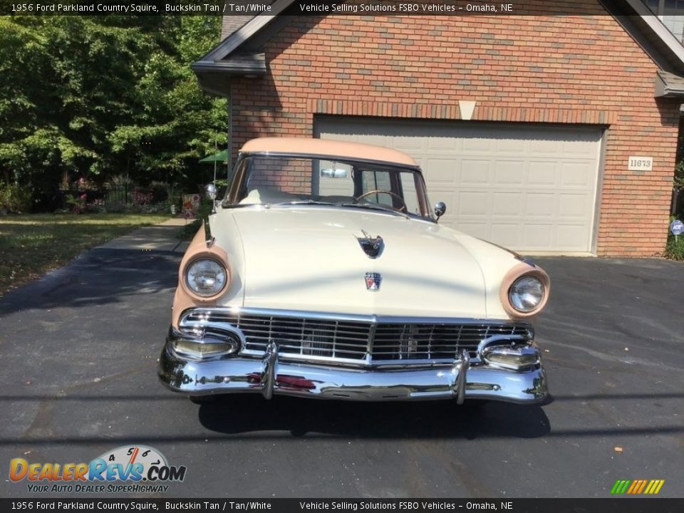 1956 Ford Parkland Country Squire Buckskin Tan / Tan/White Photo #4