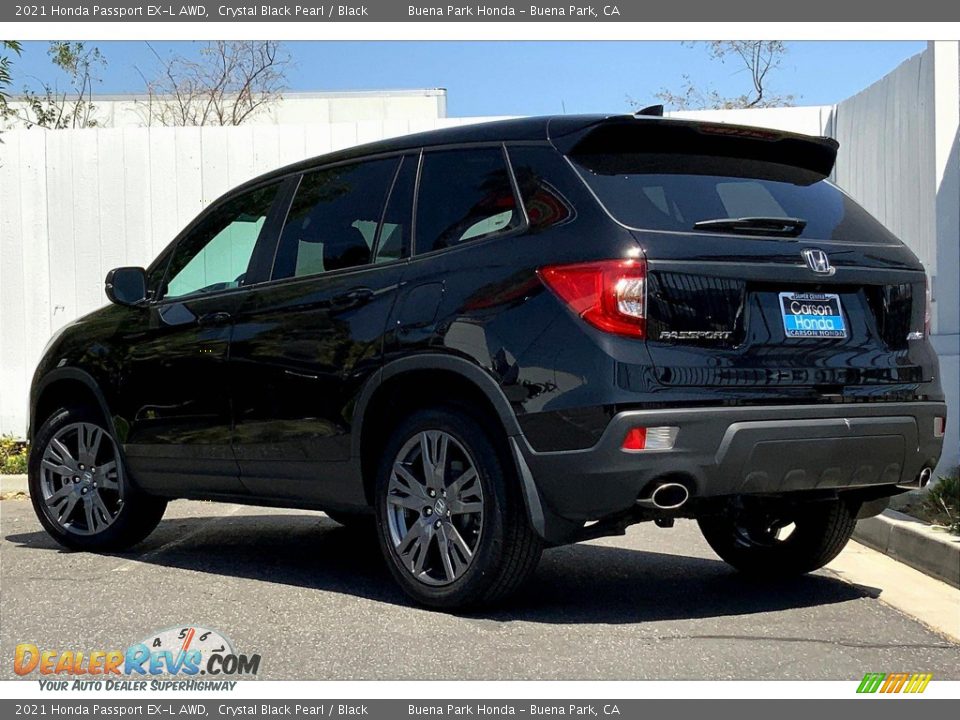 2021 Honda Passport EX-L AWD Crystal Black Pearl / Black Photo #12