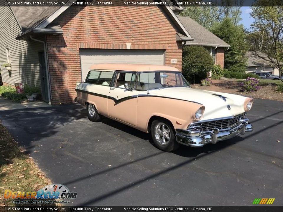 Buckskin Tan 1956 Ford Parkland Country Squire Photo #7