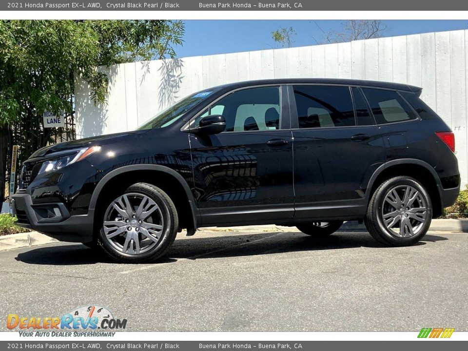 2021 Honda Passport EX-L AWD Crystal Black Pearl / Black Photo #14