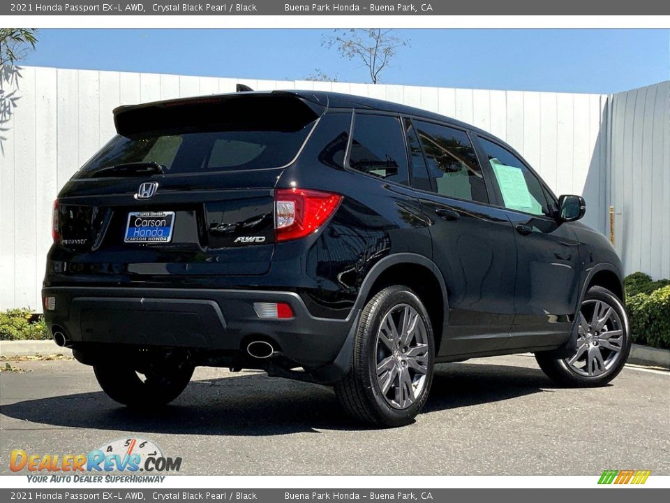 2021 Honda Passport EX-L AWD Crystal Black Pearl / Black Photo #15