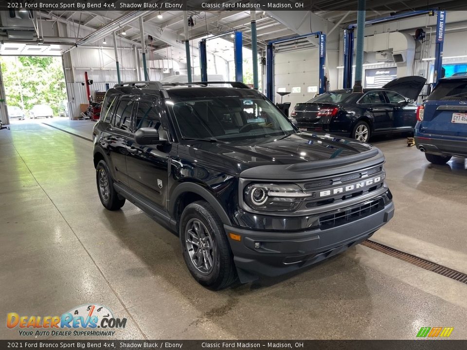 2021 Ford Bronco Sport Big Bend 4x4 Shadow Black / Ebony Photo #3
