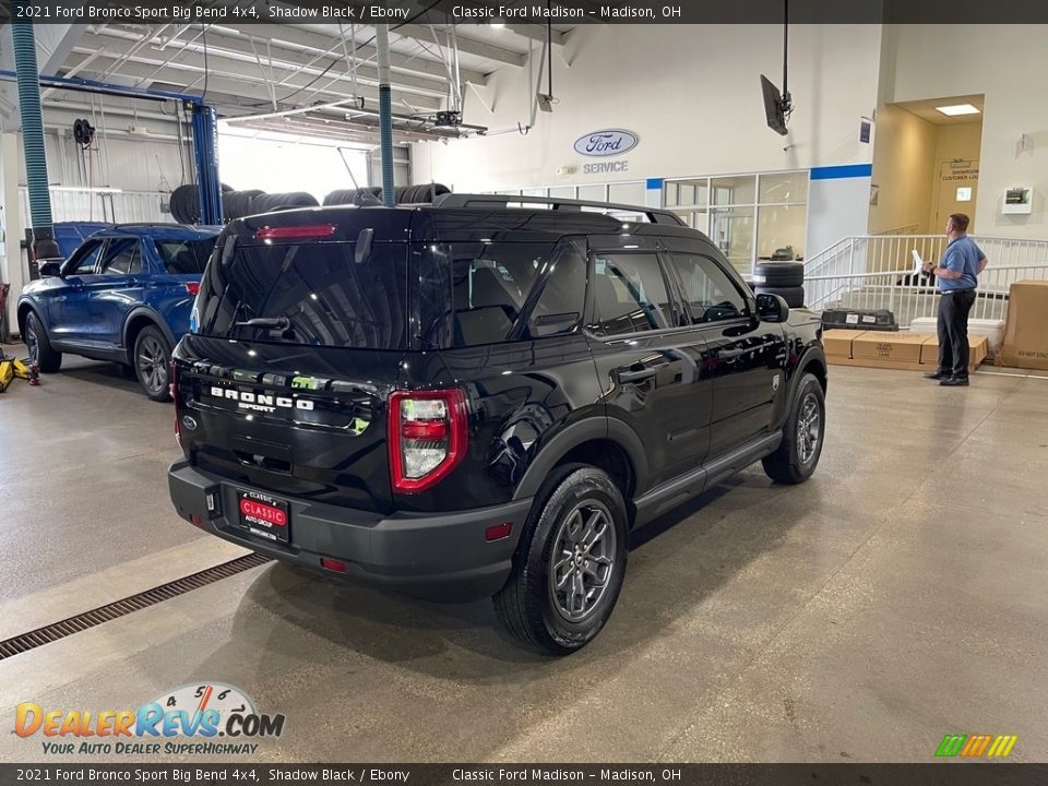 2021 Ford Bronco Sport Big Bend 4x4 Shadow Black / Ebony Photo #5