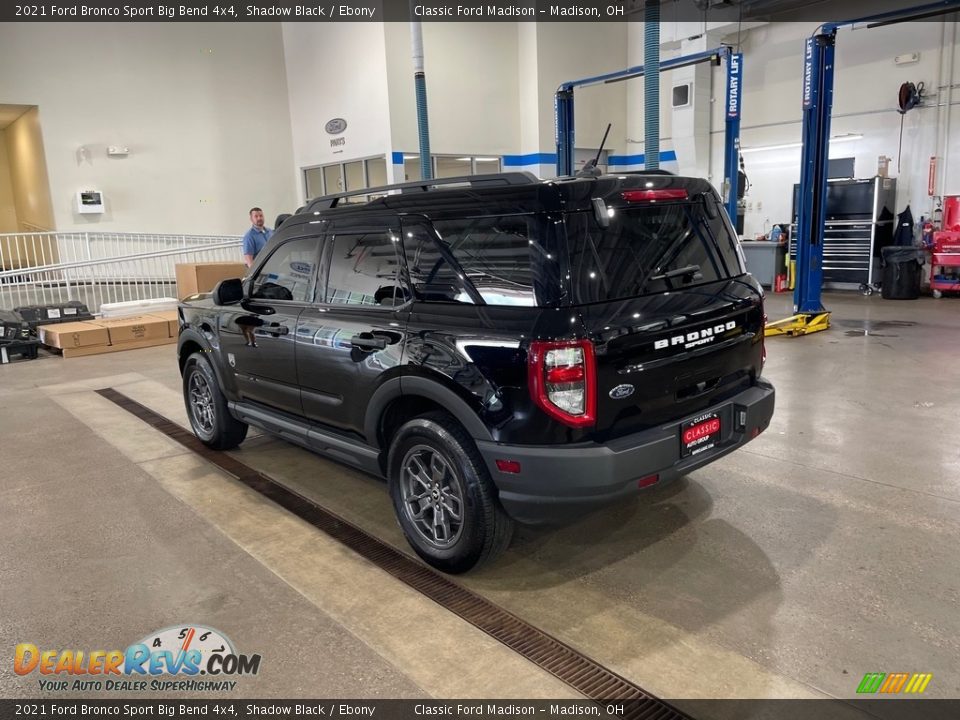2021 Ford Bronco Sport Big Bend 4x4 Shadow Black / Ebony Photo #7