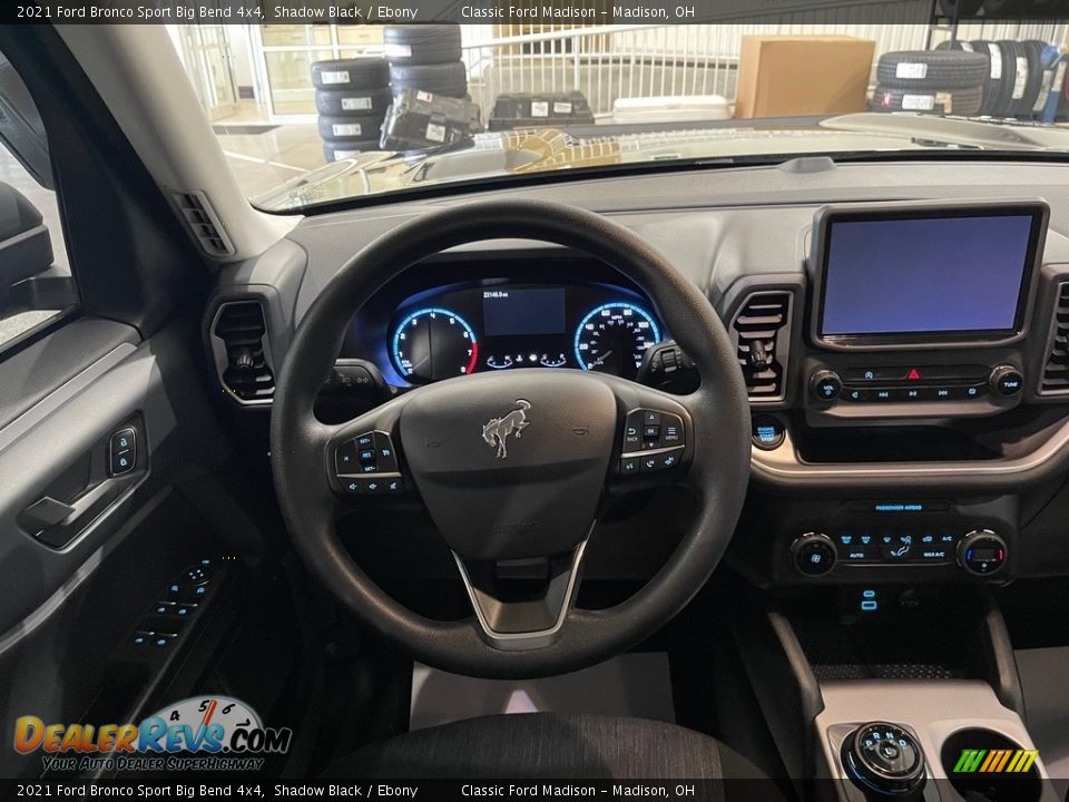 2021 Ford Bronco Sport Big Bend 4x4 Shadow Black / Ebony Photo #9