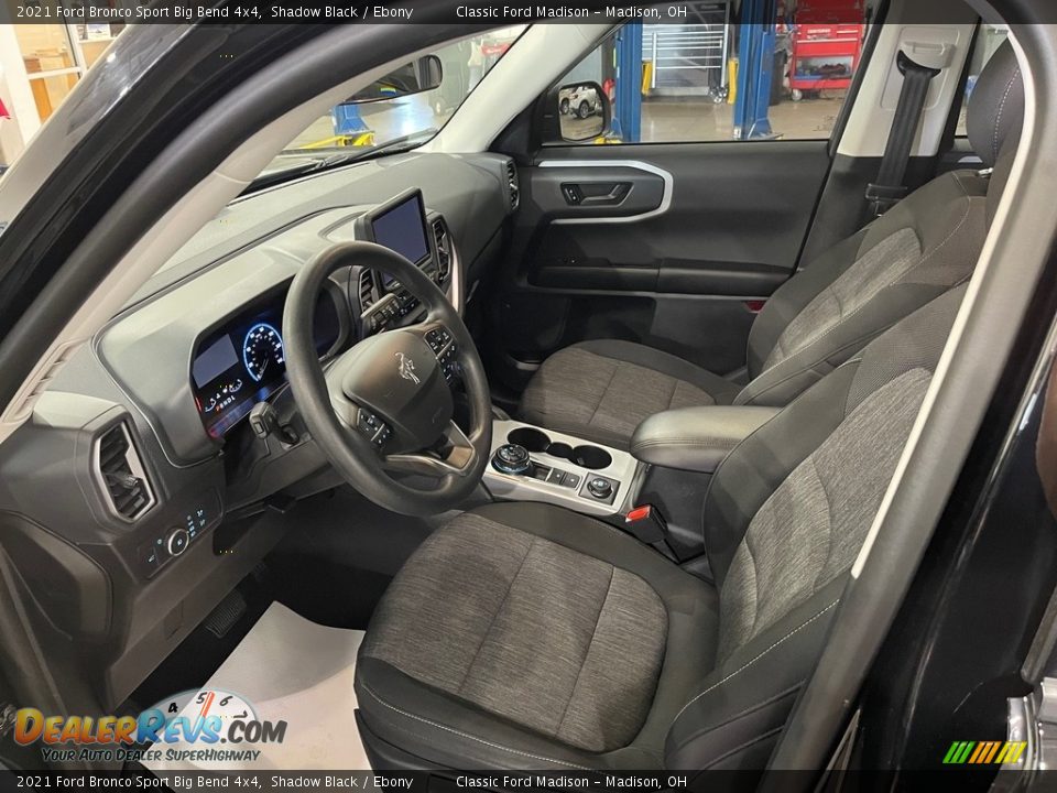2021 Ford Bronco Sport Big Bend 4x4 Shadow Black / Ebony Photo #12