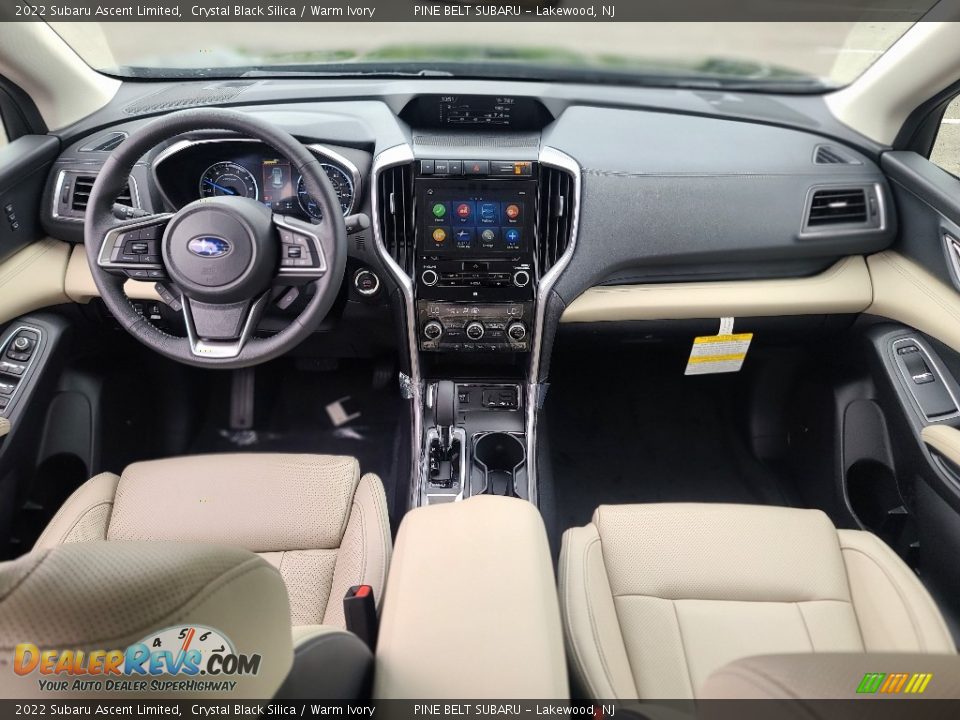 Warm Ivory Interior - 2022 Subaru Ascent Limited Photo #11