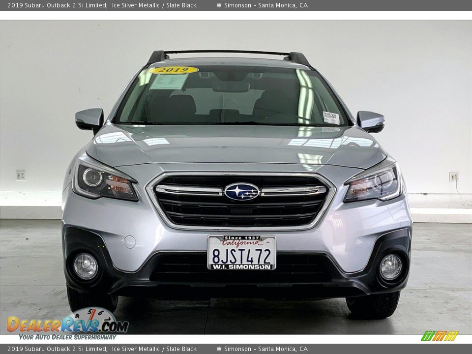 2019 Subaru Outback 2.5i Limited Ice Silver Metallic / Slate Black Photo #2