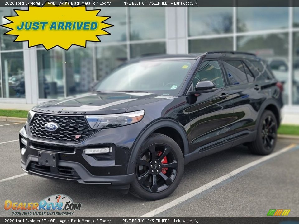 2020 Ford Explorer ST 4WD Agate Black Metallic / Ebony Photo #1