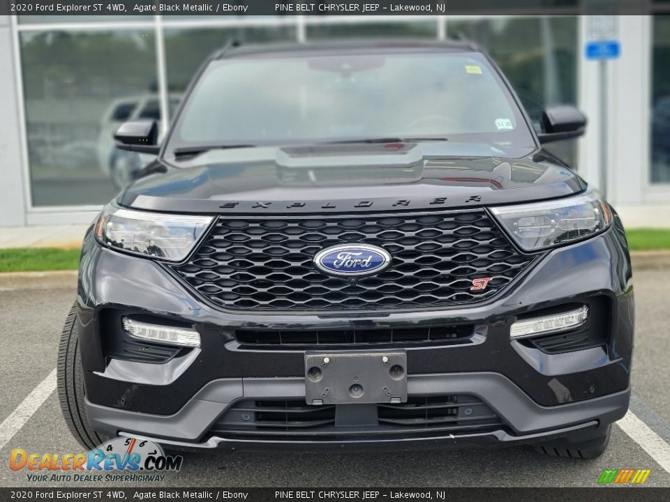 2020 Ford Explorer ST 4WD Agate Black Metallic / Ebony Photo #2