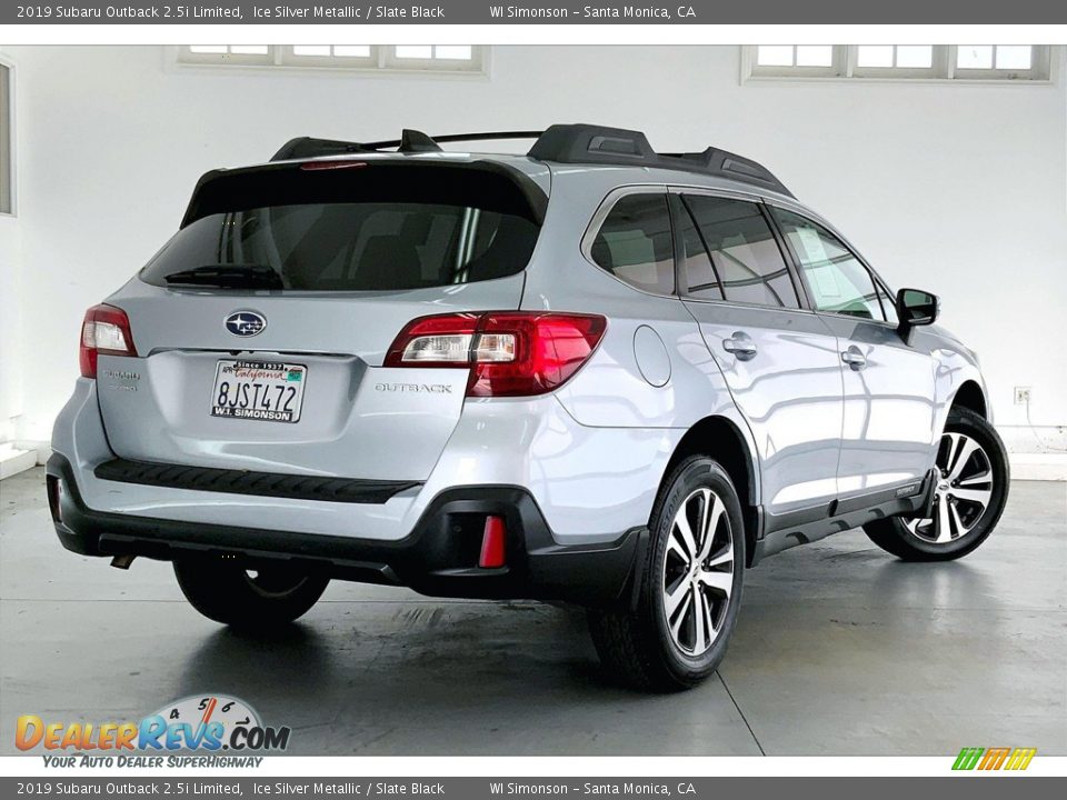 2019 Subaru Outback 2.5i Limited Ice Silver Metallic / Slate Black Photo #13