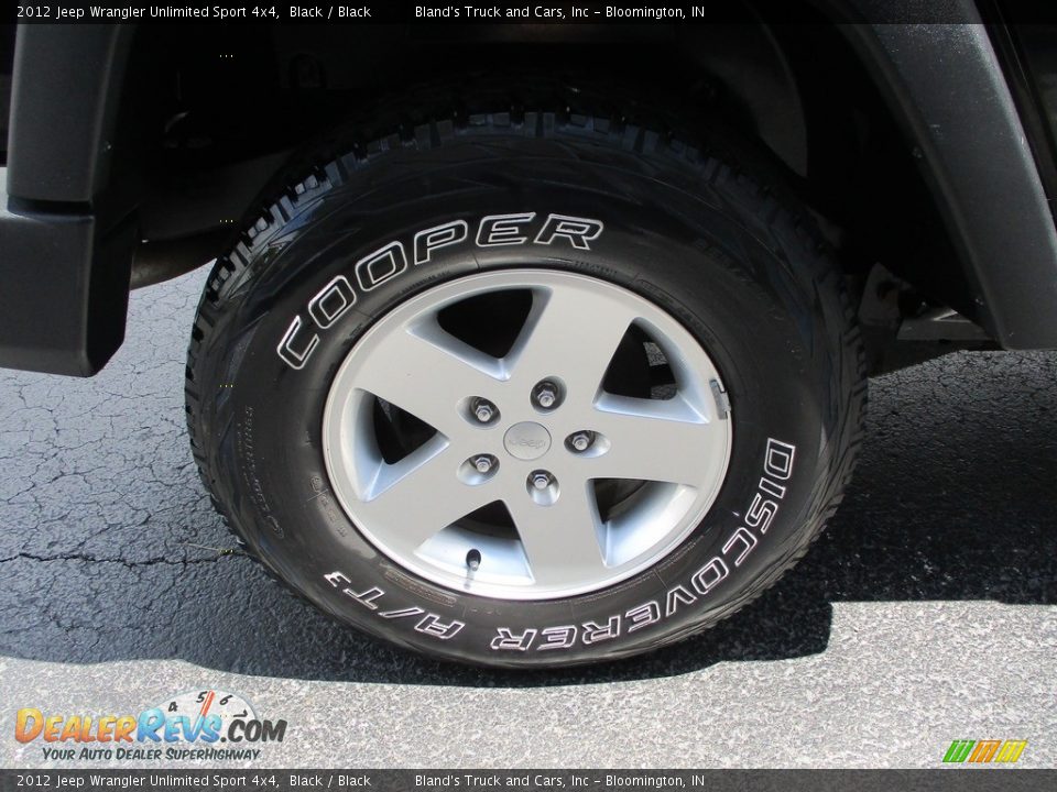 2012 Jeep Wrangler Unlimited Sport 4x4 Black / Black Photo #24