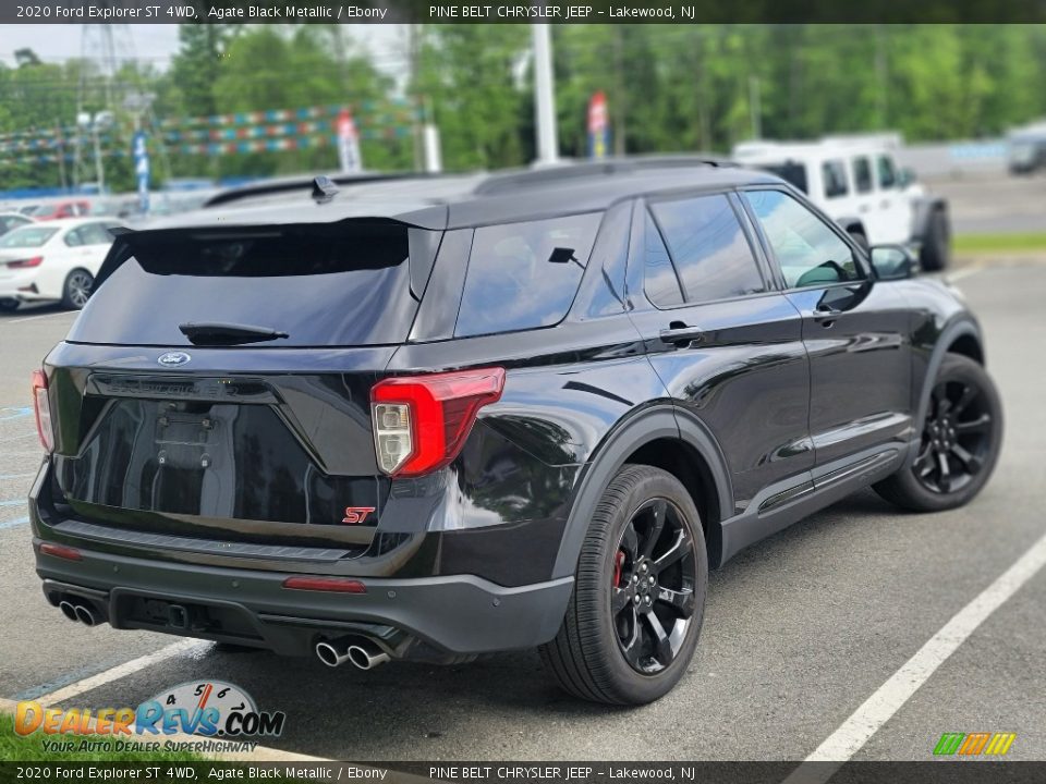2020 Ford Explorer ST 4WD Agate Black Metallic / Ebony Photo #7