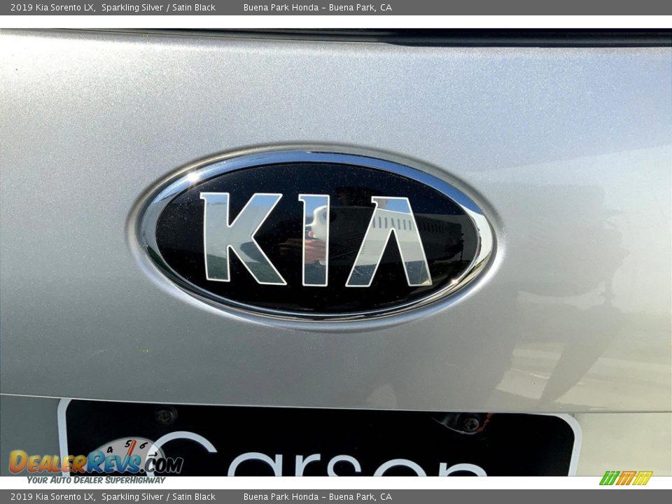 2019 Kia Sorento LX Sparkling Silver / Satin Black Photo #33