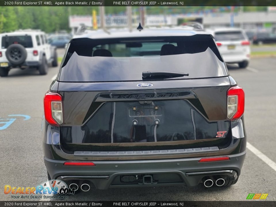 2020 Ford Explorer ST 4WD Agate Black Metallic / Ebony Photo #8