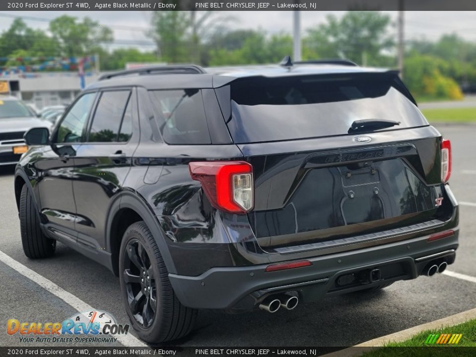 2020 Ford Explorer ST 4WD Agate Black Metallic / Ebony Photo #9