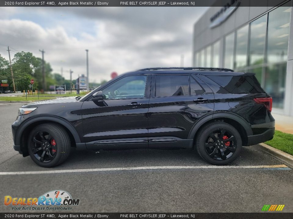 2020 Ford Explorer ST 4WD Agate Black Metallic / Ebony Photo #10