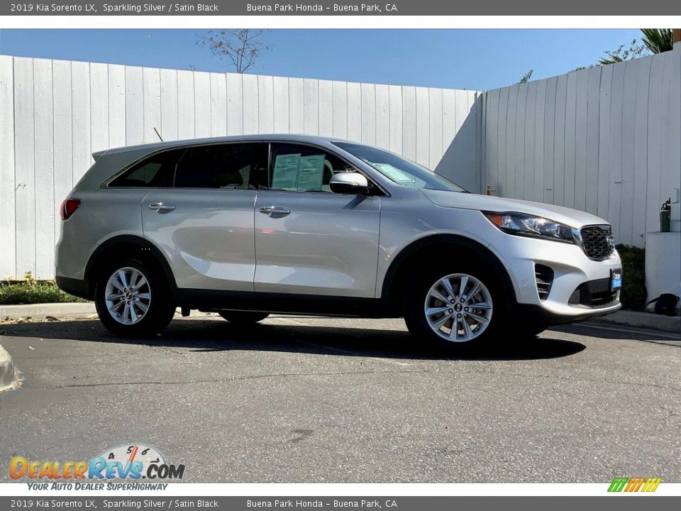 2019 Kia Sorento LX Sparkling Silver / Satin Black Photo #36