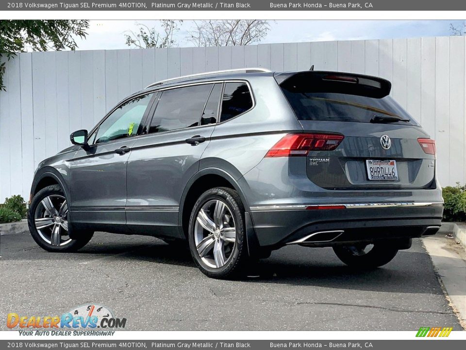 2018 Volkswagen Tiguan SEL Premium 4MOTION Platinum Gray Metallic / Titan Black Photo #12