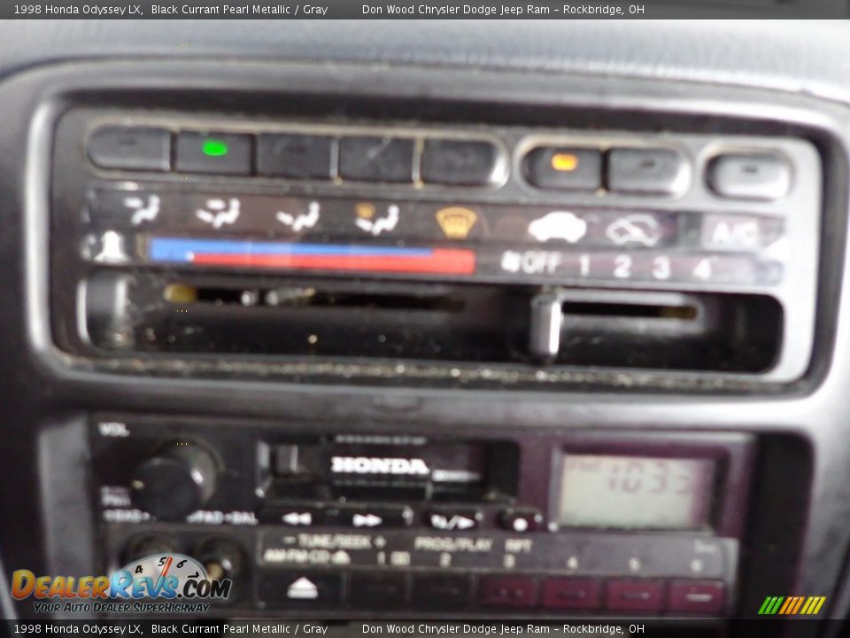 1998 Honda Odyssey LX Black Currant Pearl Metallic / Gray Photo #17