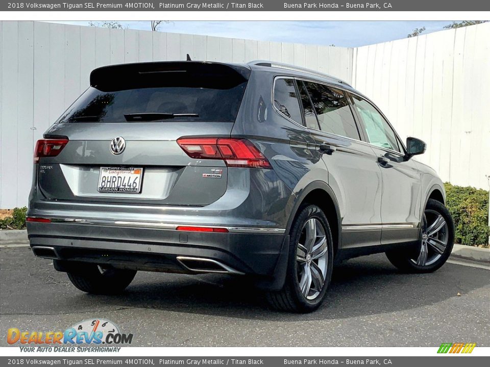 Platinum Gray Metallic 2018 Volkswagen Tiguan SEL Premium 4MOTION Photo #15