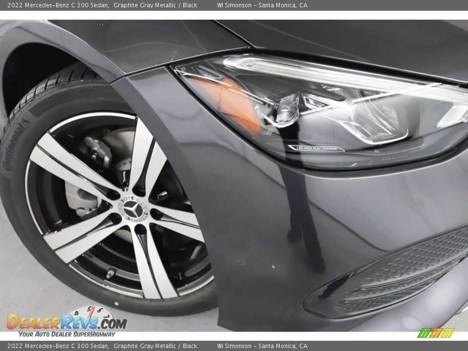 2022 Mercedes-Benz C 300 Sedan Graphite Gray Metallic / Black Photo #3