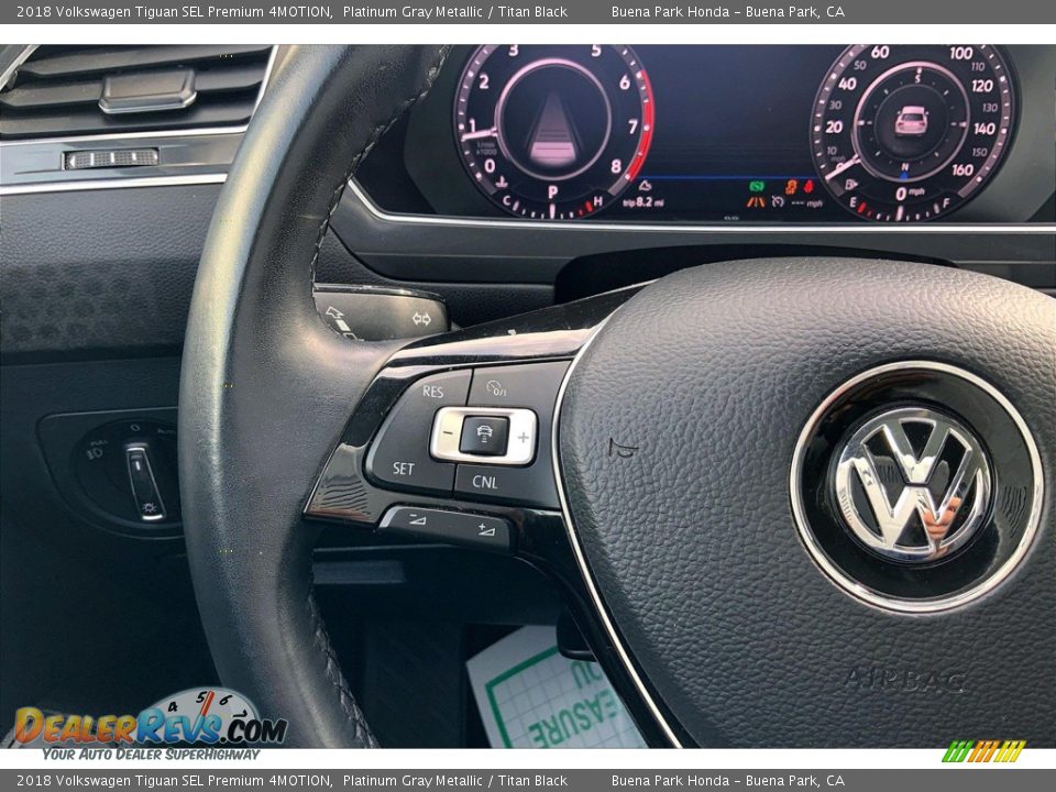 2018 Volkswagen Tiguan SEL Premium 4MOTION Steering Wheel Photo #20