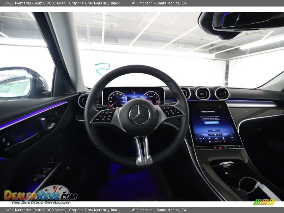 2022 Mercedes-Benz C 300 Sedan Graphite Gray Metallic / Black Photo #11