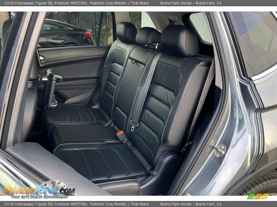 Rear Seat of 2018 Volkswagen Tiguan SEL Premium 4MOTION Photo #27