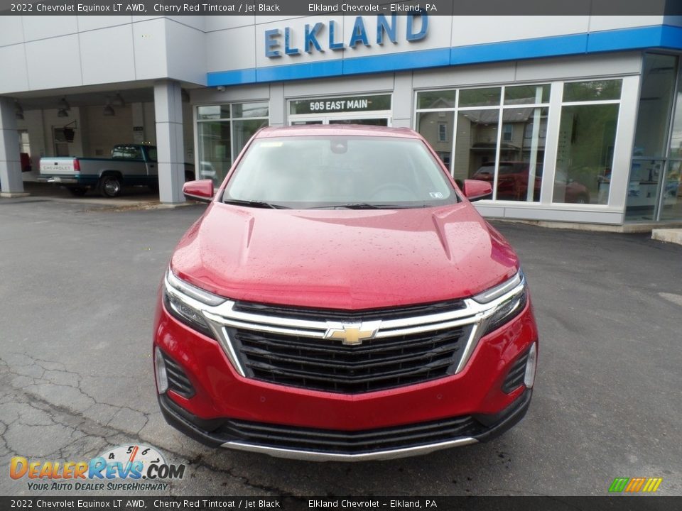 2022 Chevrolet Equinox LT AWD Cherry Red Tintcoat / Jet Black Photo #3