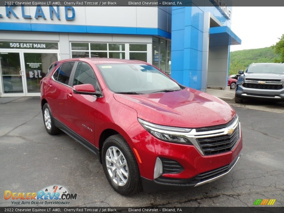 2022 Chevrolet Equinox LT AWD Cherry Red Tintcoat / Jet Black Photo #4