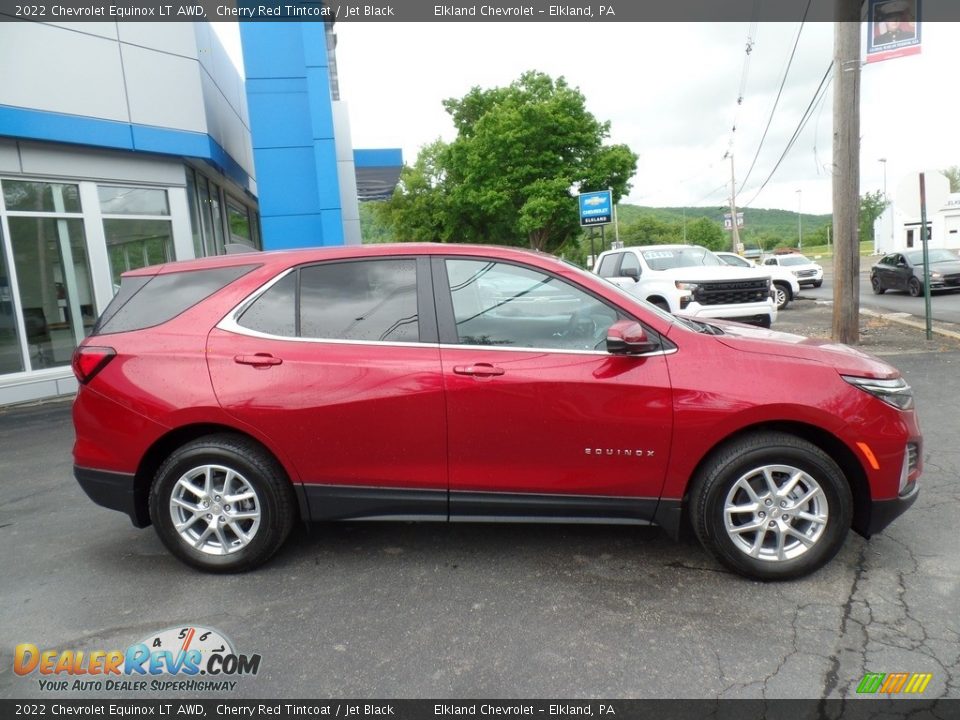 2022 Chevrolet Equinox LT AWD Cherry Red Tintcoat / Jet Black Photo #6